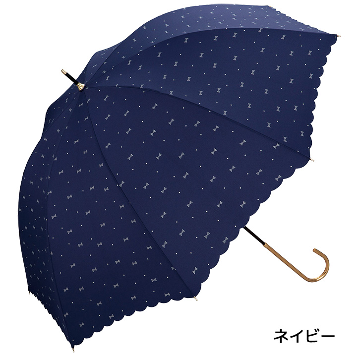レディース傘 gem ribbon STANDARD, 晴雨兼用傘