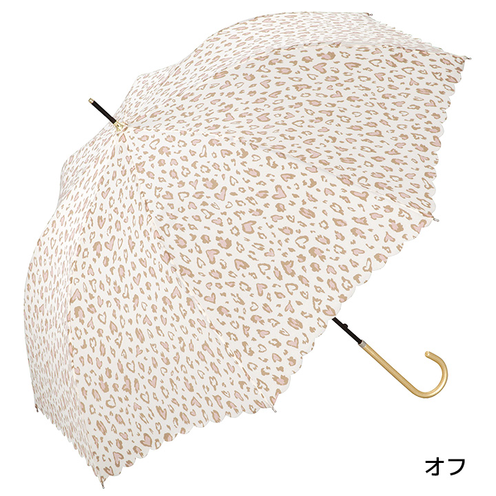 レディース傘 leopard JUMP, 晴雨兼用傘