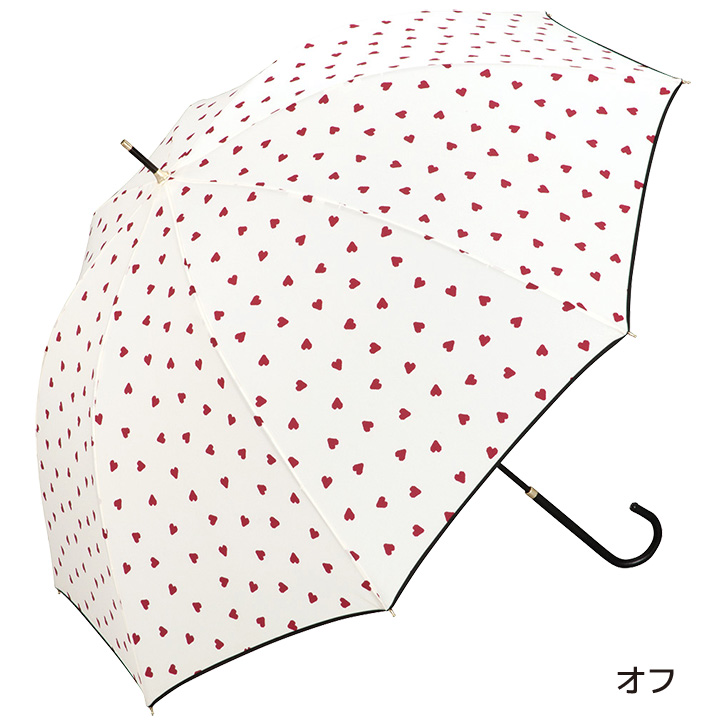 レディース傘 jaggy heart STANDARD, 晴雨兼用傘