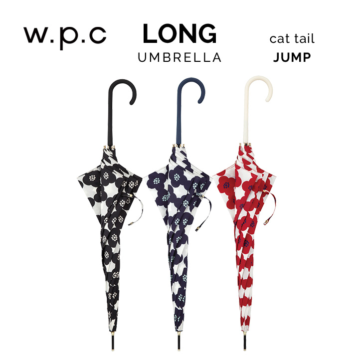 レディース傘 camellia cat tail JUMP, 晴雨兼用傘