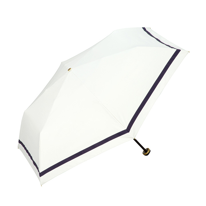 レディース折りたたみ傘 HEART LINE mini, 晴雨兼用 遮光遮熱折りたたみ傘