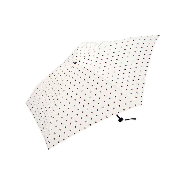 WPC レディース折りたたみ傘 Air-light Umbrella ツインハート AL006 AL006, 晴雨兼用 超軽量90g