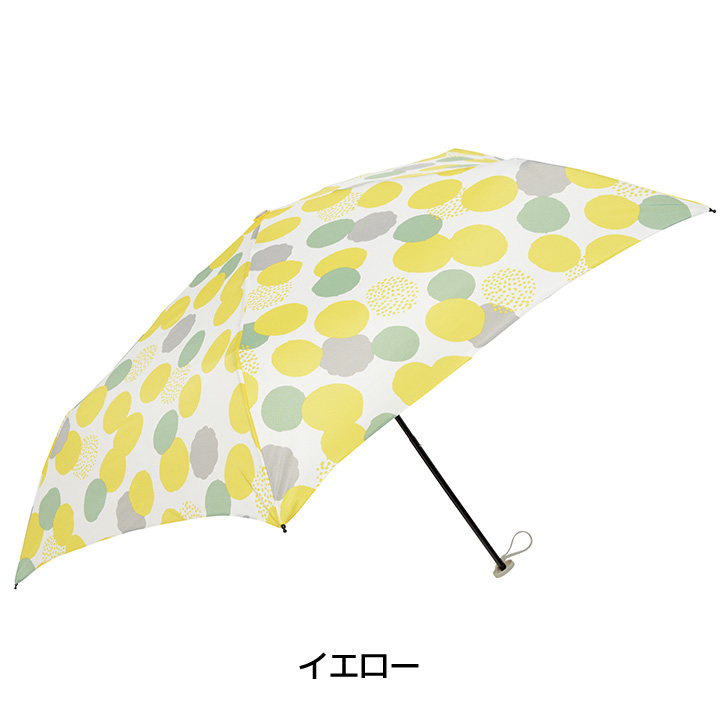 mabu レディース折りたたみ傘 ブルーミングドット MBULMDPT-Bloomingdot, UVカット97% 晴雨兼用傘