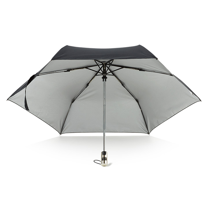 ウォーターフロント 折りたたみ傘 ダブルジャンプ安全式55cm WP3F55UJ, 自動開閉 遮光遮熱 晴雨兼用傘