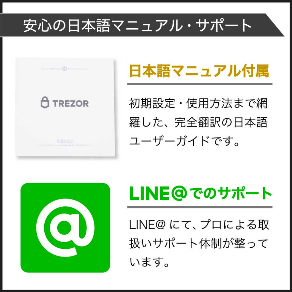 仮想通貨の安全な資産管理に、ハードウエアウォレット トレザー TREZOR exclusive