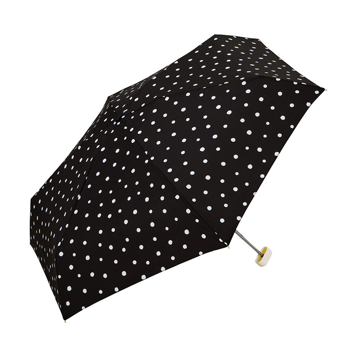 WPC レディース折りたたみ傘 dot mini クラッチタイプ 106158, 晴雨兼用 おしゃれな折りたたみ傘
