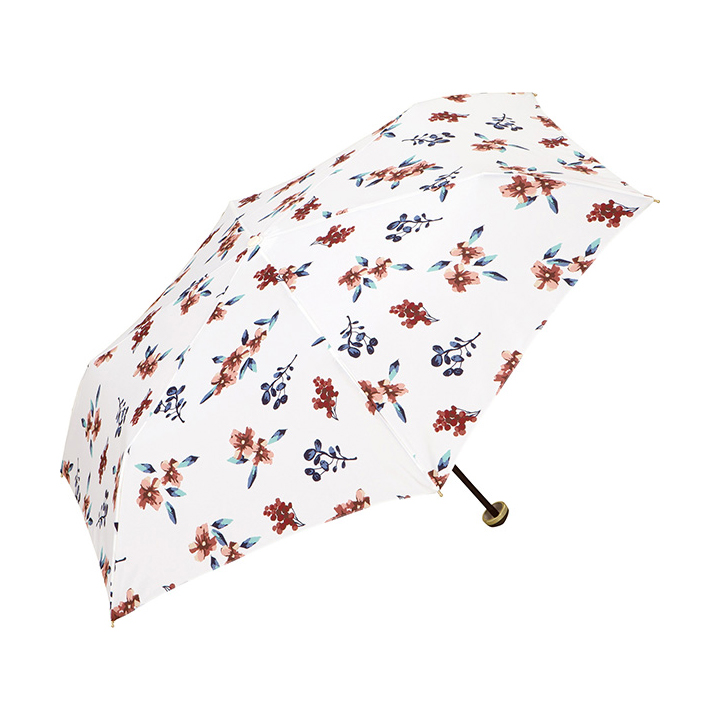 WPC レディース折りたたみ傘 botanique mini ボタニーク ミニ ポーチタイプ 231-228 231228, 日傘にもなる晴雨兼用折りたたみ傘