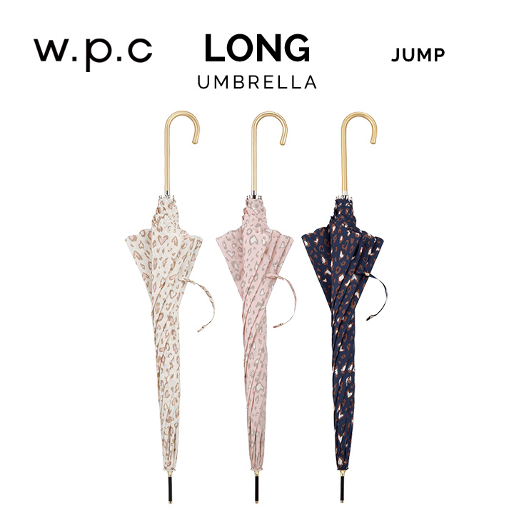 レディース傘 leopard JUMP, 晴雨兼用傘