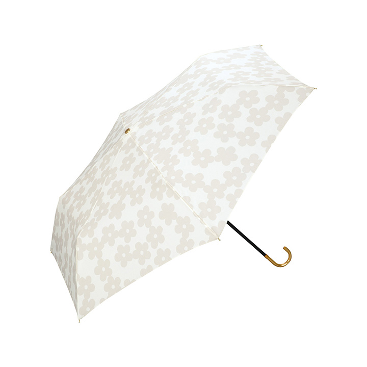 WPC レディース折りたたみ傘 flower lace mini スタンダードタイプ 475018, 晴雨兼用 おしゃれな折りたたみ傘