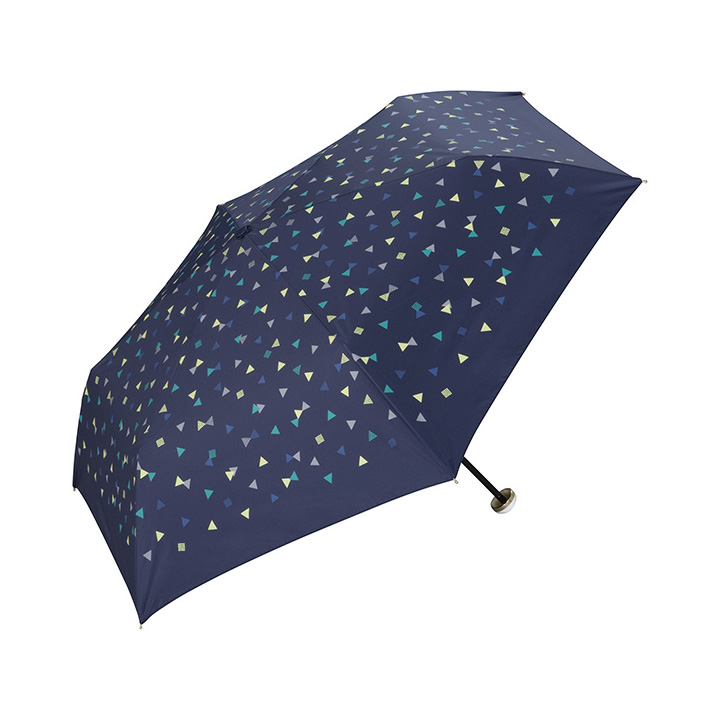 WPC レディース折りたたみ傘 SANKAKU mini ポーチタイプ 801841, 日傘にもなる晴雨兼用の遮光遮熱傘