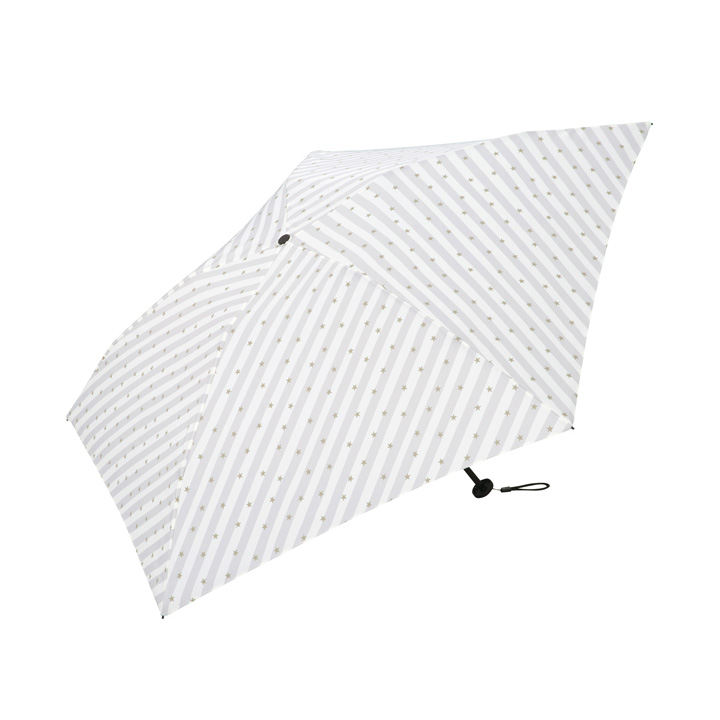 WPC レディース折りたたみ傘 Air-light Umbrella スター＆ストライプ AL002 AL002, 晴雨兼用 超軽量90g