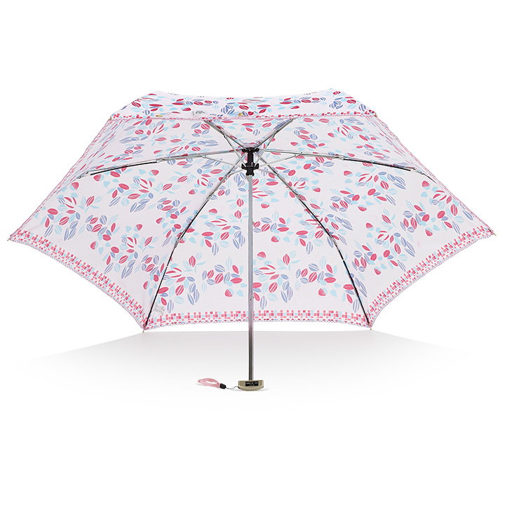 レディース折りたたみ傘 ポケフラット55UV フォレスト, 晴雨兼用傘 軽量188g