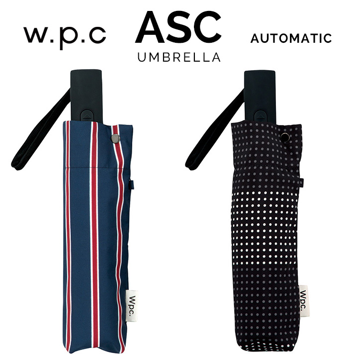 自動開閉折りたたみ傘 UNISEX ASC Umbrella, ワンタッチ 晴雨兼用