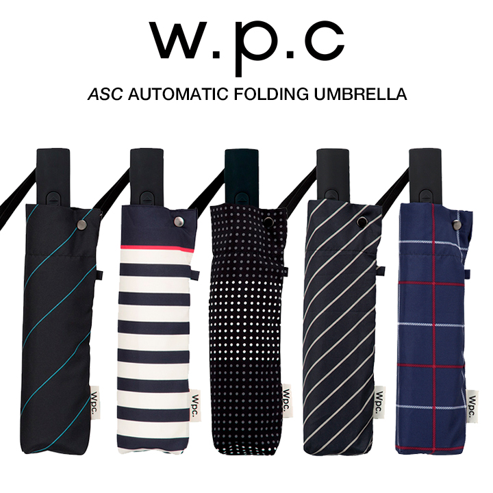WPC 自動開閉折りたたみ傘 自動開閉傘 UNISEX ASC Umbrella MSJ, 日傘にもなる男女兼用の晴雨兼用傘