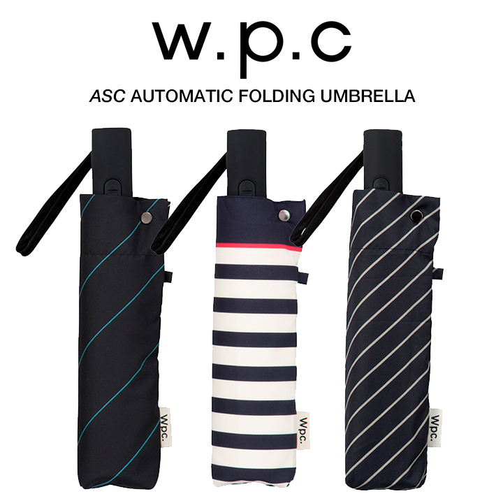 WPC 自動開閉折りたたみ傘 自動開閉傘 UNISEX ASC Umbrella MSJ MSJ02, 日傘にもなる男女兼用の晴雨兼用傘