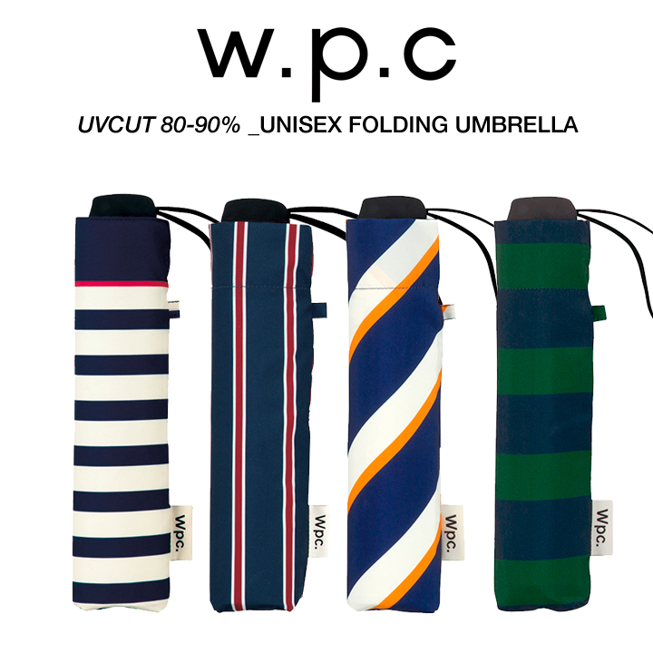 WPC 折りたたみ傘 BASIC FOLDING UMBRELLA MSM MSM02, 晴雨兼用傘 男女兼用傘 大きい58cm